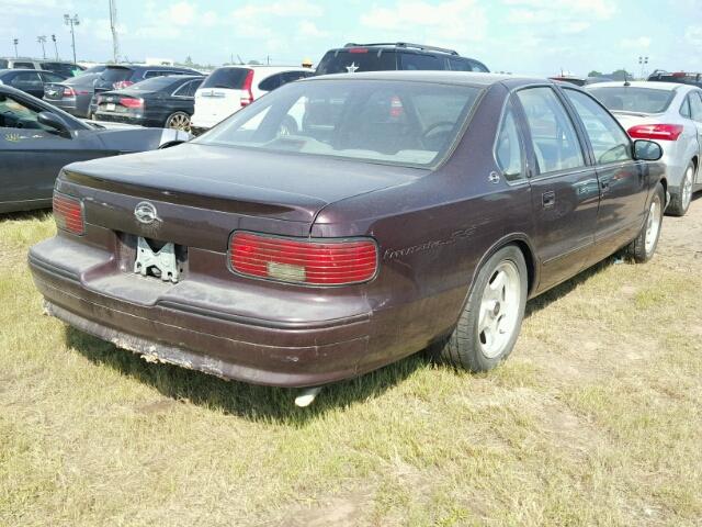 1G1BL52P4TR162035 - 1996 CHEVROLET CAPRICE PURPLE photo 4