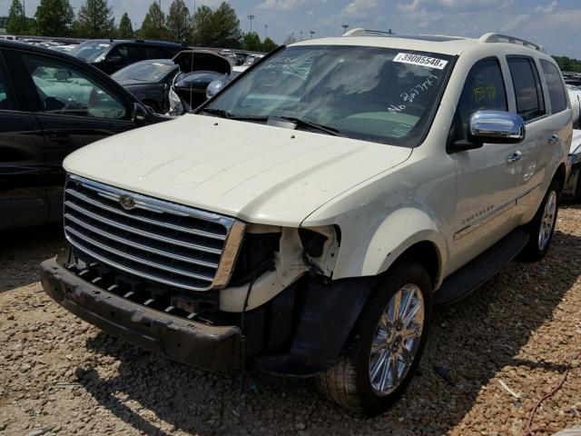 1A8HW58227F537960 - 2007 CHRYSLER ASPEN LIMI WHITE photo 2