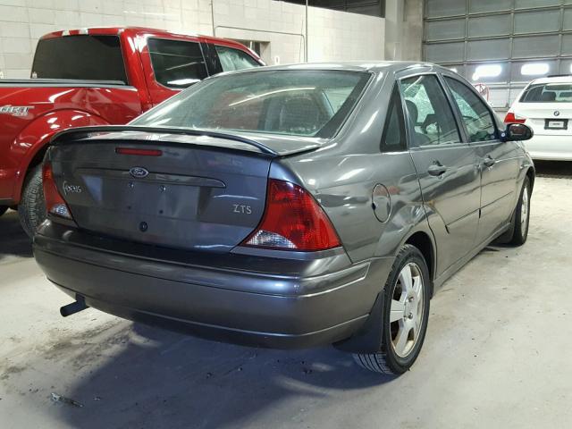 1FAFP38343W154580 - 2003 FORD FOCUS ZTS GRAY photo 4