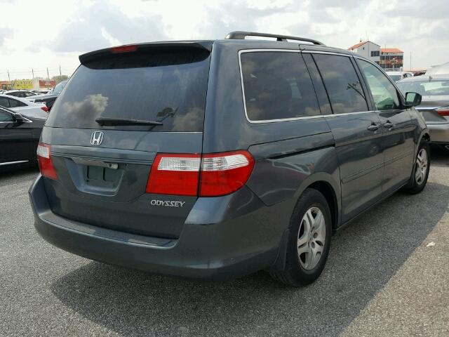 5FNRL38485B402834 - 2005 HONDA ODYSSEY EX GREEN photo 4