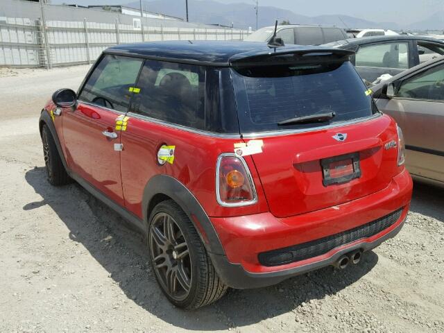 WMWMF7C52ATZ72860 - 2010 MINI COOPER S RED photo 3