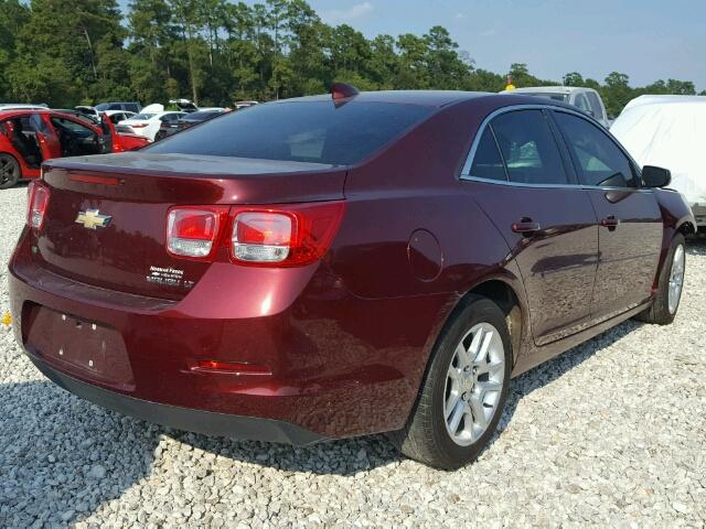 1G11C5SA8GF139825 - 2016 CHEVROLET MALIBU LIM MAROON photo 4