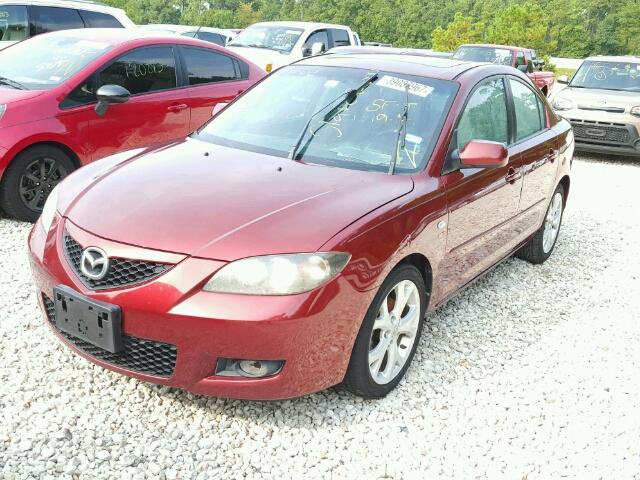 JM1BK32F481116278 - 2008 MAZDA 3 BURGUNDY photo 2