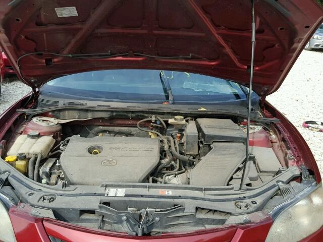 JM1BK32F481116278 - 2008 MAZDA 3 BURGUNDY photo 7