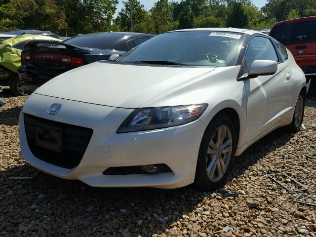 JHMZF1D6XBS005805 - 2011 HONDA CR-Z EX WHITE photo 2