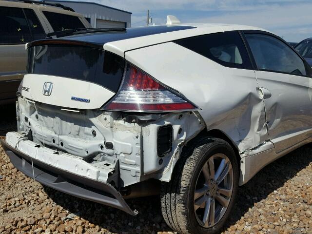 JHMZF1D6XBS005805 - 2011 HONDA CR-Z EX WHITE photo 9