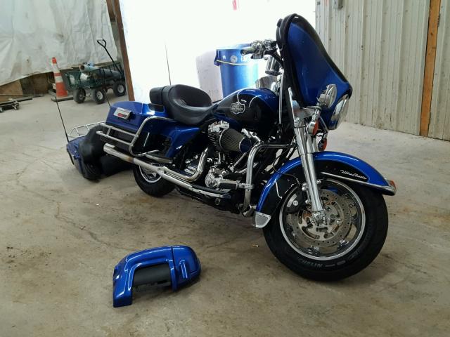 1HD1FC4108Y644505 - 2008 HARLEY-DAVIDSON FLHTCUI BLUE photo 1