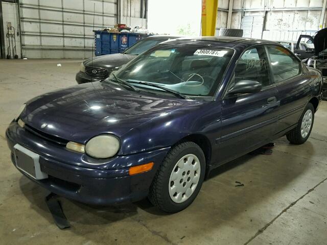 1B3ES47C4WD514119 - 1998 DODGE NEON HIGHL PURPLE photo 2