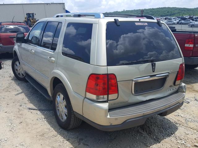 5LMEU68HX3ZJ48530 - 2003 LINCOLN AVIATOR 金色 照片 3