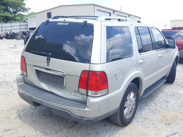 5LMEU68HX3ZJ48530 - 2003 LINCOLN AVIATOR 金色 照片 4