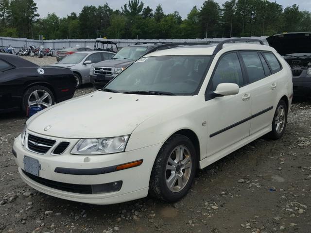 YS3FD59Y361030366 - 2006 SAAB 9-3 BASE WHITE photo 2