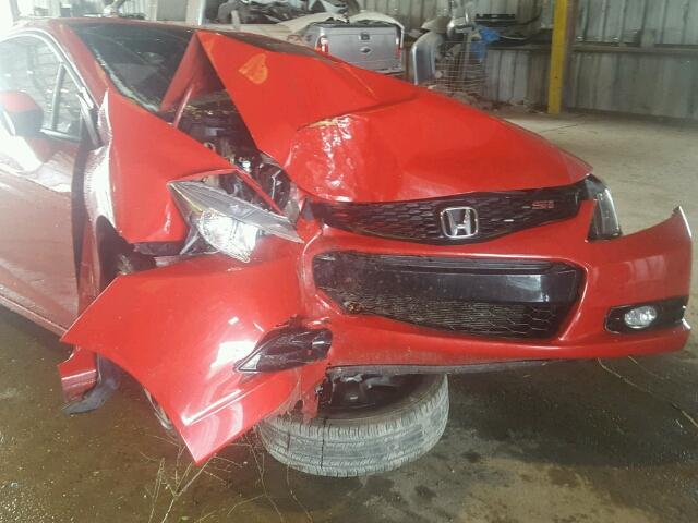 2HGFG4A53DH703392 - 2013 HONDA CIVIC SI RED photo 9