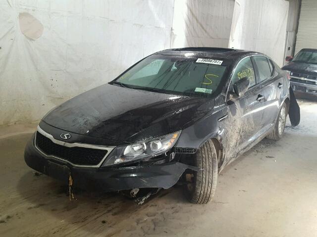 5XXGN4A77DG158844 - 2013 KIA OPTIMA EX BLACK photo 2