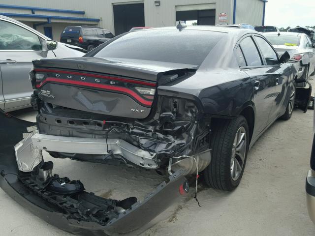 2C3CDXHG9GH139517 - 2016 DODGE CHARGER SX GRAY photo 4