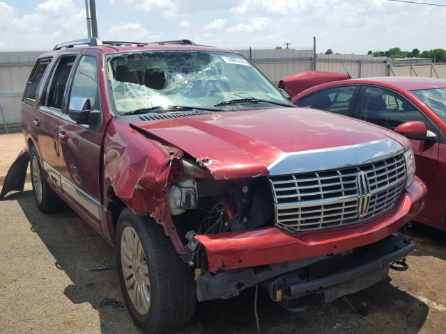 5LMJJ2H59DEL05012 - 2013 LINCOLN NAVIGATOR წითელი ფოტო 1