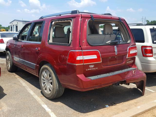 5LMJJ2H59DEL05012 - 2013 LINCOLN NAVIGATOR წითელი ფოტო 3