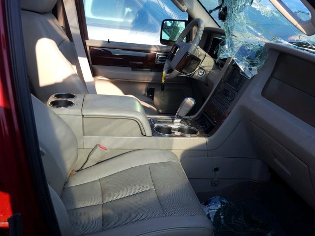 5LMJJ2H59DEL05012 - 2013 LINCOLN NAVIGATOR წითელი ფოტო 5