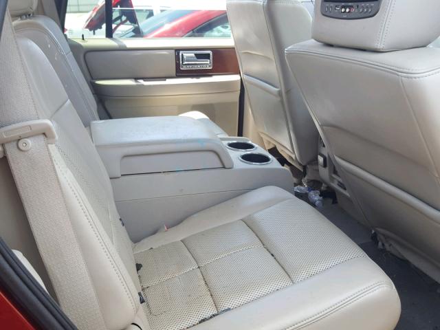 5LMJJ2H59DEL05012 - 2013 LINCOLN NAVIGATOR წითელი ფოტო 6