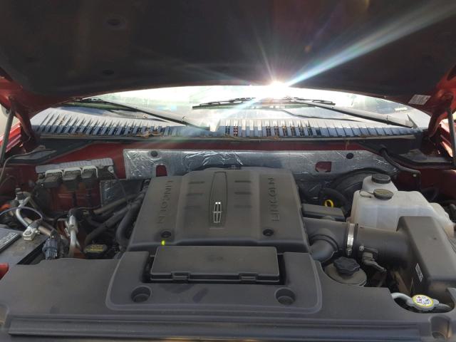 5LMJJ2H59DEL05012 - 2013 LINCOLN NAVIGATOR წითელი ფოტო 7