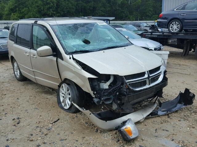 2C4RDGCG4ER418782 - 2014 DODGE GRAND CARA BEIGE photo 1