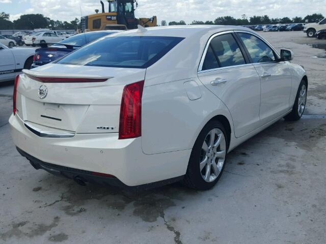 1G6AB5SX9D0129031 - 2013 CADILLAC ATS LUXURY WHITE photo 4