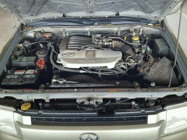 JNRDR09X32W213189 - 2002 INFINITI QX4 GREEN photo 7