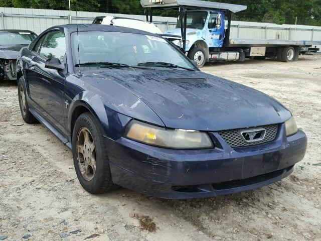 1FAFP40452F118597 - 2002 FORD MUSTANG BLUE photo 1