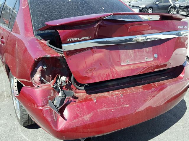 1G1ZU57N57F135999 - 2007 CHEVROLET MALIBU LTZ 红色 照片 9