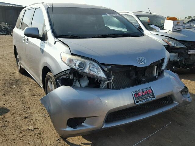 5TDKK3DC6CS212279 - 2012 TOYOTA SIENNA LE SILVER photo 1