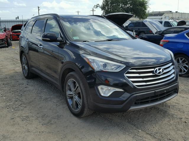 KM8SR4HF8DU013619 - 2013 HYUNDAI SANTA FE L BLACK photo 1