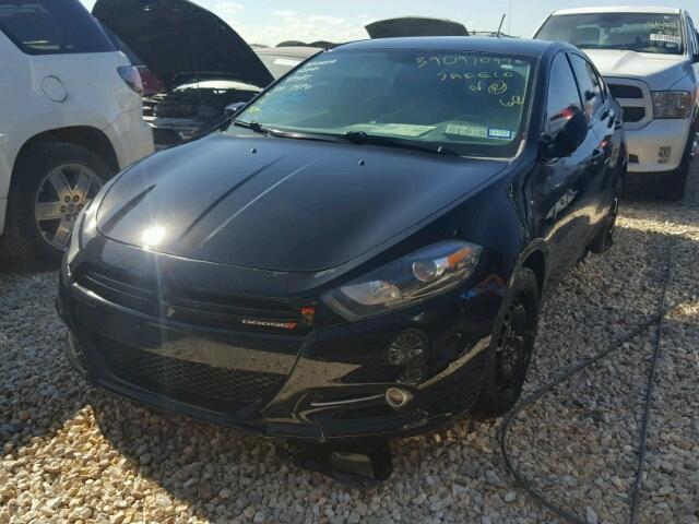 1C3CDFBA2DD307876 - 2013 DODGE DART SXT BLACK photo 2