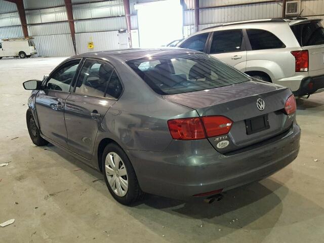 3VWDP7AJ5CM366936 - 2012 VOLKSWAGEN JETTA SE 灰色 照片 3