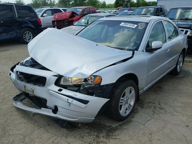 YV1RS592X72612444 - 2007 VOLVO S60 2.5T SILVER photo 2