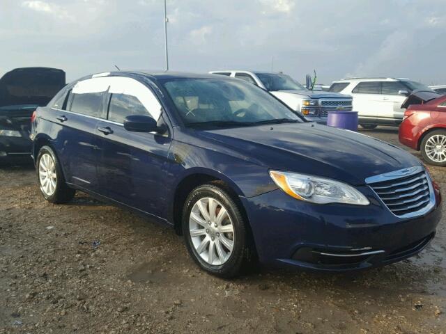 1C3CCBBB7DN699820 - 2013 CHRYSLER 200 BLUE photo 1