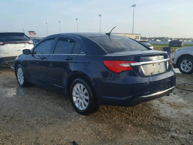 1C3CCBBB7DN699820 - 2013 CHRYSLER 200 BLUE photo 3