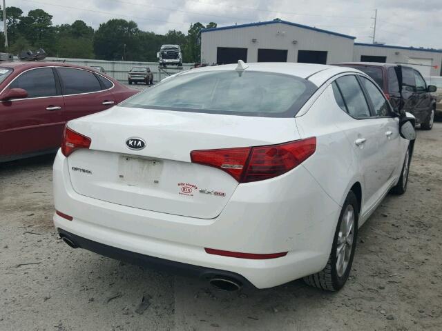 5XXGN4A7XCG088495 - 2012 KIA OPTIMA EX WHITE photo 4