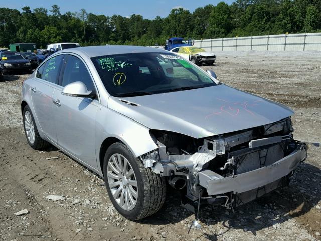 2G4GS5EV8D9184170 - 2013 BUICK REGAL PREM SILVER photo 1