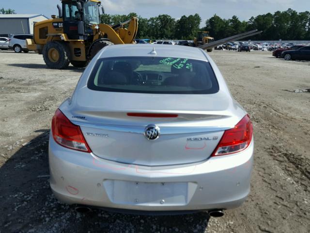 2G4GS5EV8D9184170 - 2013 BUICK REGAL PREM SILVER photo 9