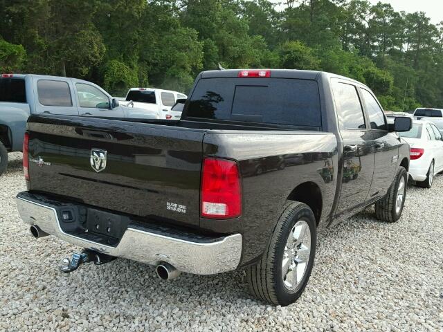 1C6RR6LT0HS562042 - 2017 RAM 1500 SLT BROWN photo 4