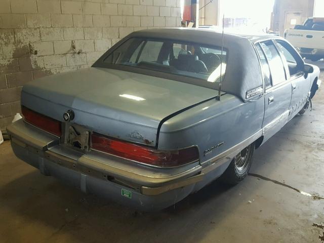 1G4BT5370NR473269 - 1992 BUICK ROADMASTER BLUE photo 4