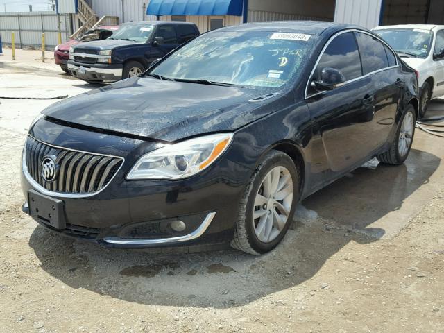 2G4GN5EX7F9154895 - 2015 BUICK REGAL PREM BLACK photo 2