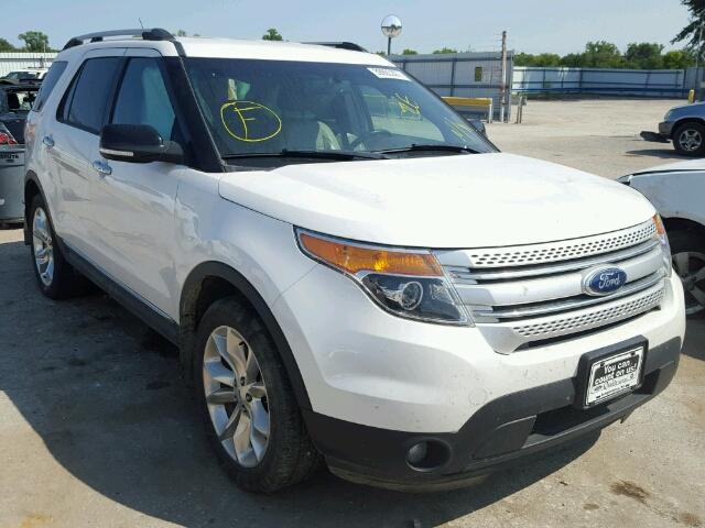 1FM5K8D8XDGC80162 - 2013 FORD EXPLORER WHITE photo 1