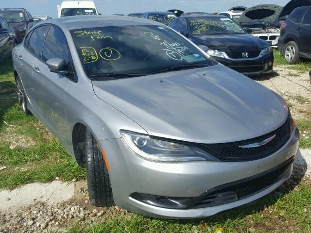 1C3CCCBB8FN635617 - 2015 CHRYSLER 200 S SILVER photo 1