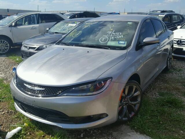 1C3CCCBB8FN635617 - 2015 CHRYSLER 200 S SILVER photo 2