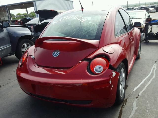 3VWRR31C86M424617 - 2006 VOLKSWAGEN NEW BEETLE RED photo 4