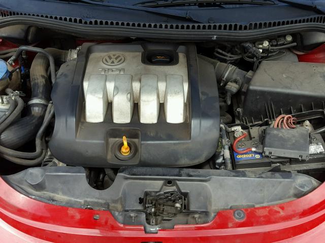 3VWRR31C86M424617 - 2006 VOLKSWAGEN NEW BEETLE Qırmızı foto 7