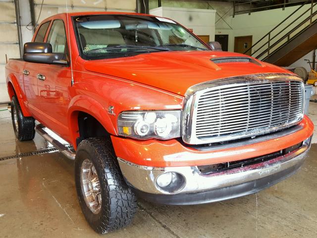 3D7KU28C44G252249 - 2004 DODGE RAM 2500 S RED photo 1