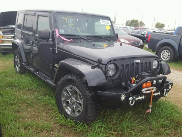 1J4GA59148L538497 - 2008 JEEP WRANGLER U BLACK photo 1