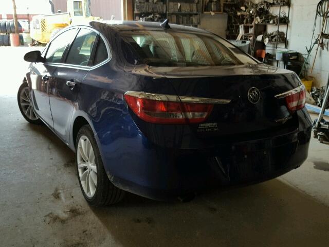 1G4PP5SK9D4147451 - 2013 BUICK VERANO BLUE photo 3