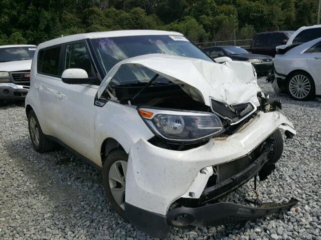 KNDJN2A27G7265954 - 2016 KIA SOUL WHITE photo 1